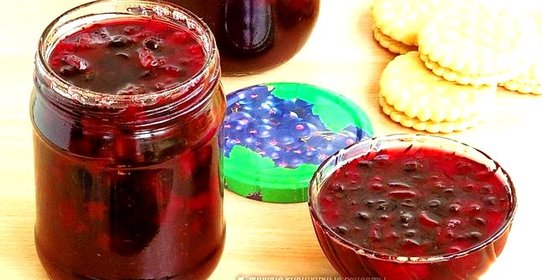 Варенье из чёрной смородины и кабачков