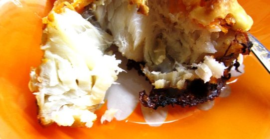 Запеченная в духовке рыба под майонезом