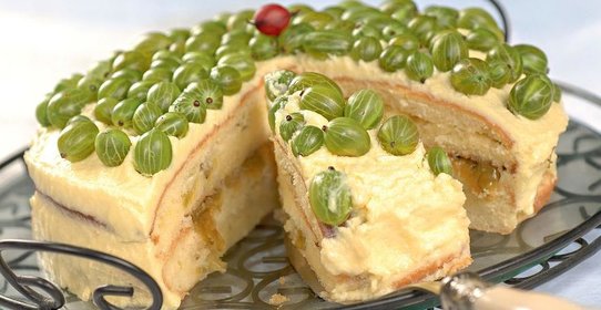 Торт с крыжовником