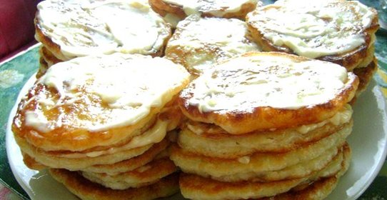 Оладьи из кабачков на кефире