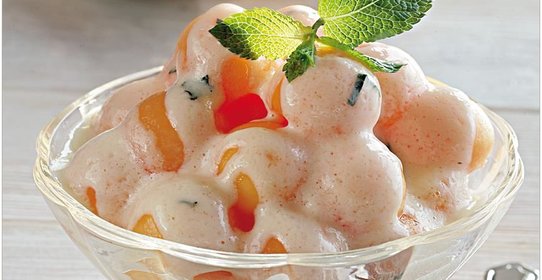 Дыня в мятном соусе