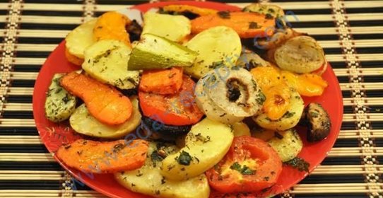 Овощи на гриле