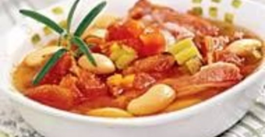 Средиземноморский суп из фасоли