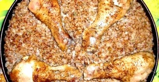 Гречка с голенью в мультиварке