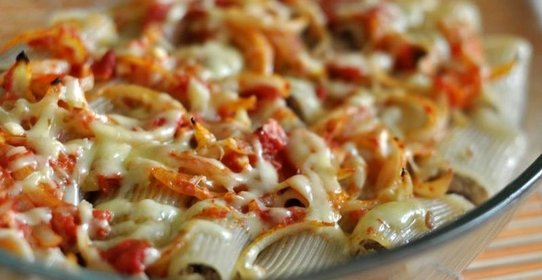 Фаршированные макароны трубочки