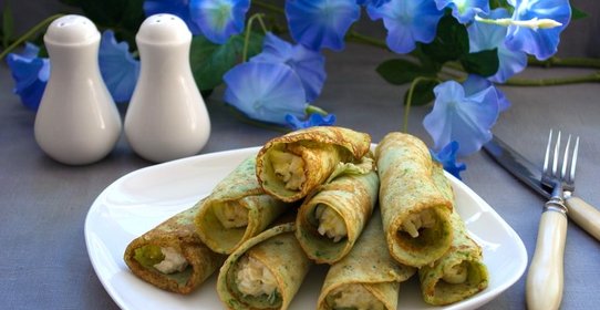 Блинчики с разными начинками