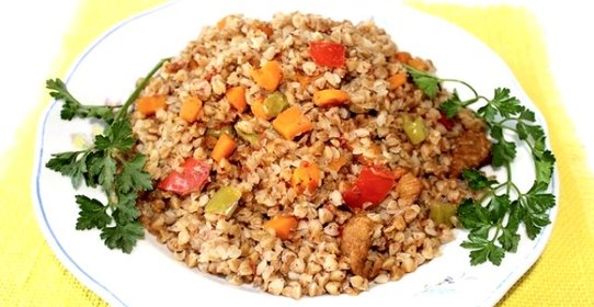 Гречка с мясом в духовке