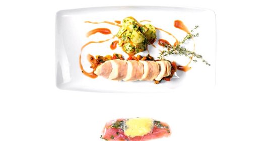 Курица с рататуем