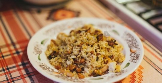 Морской коктейль с рисом