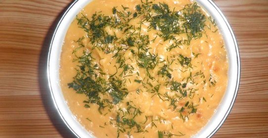 Каша из гороха с луком