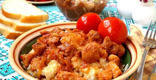 Свинина маринованная в томатном соке