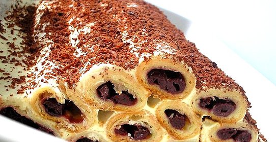 Торт Изба с вишней