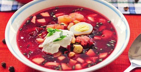 Свекольник с белым вином