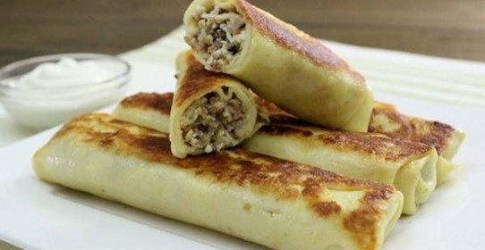 Блины фаршированные