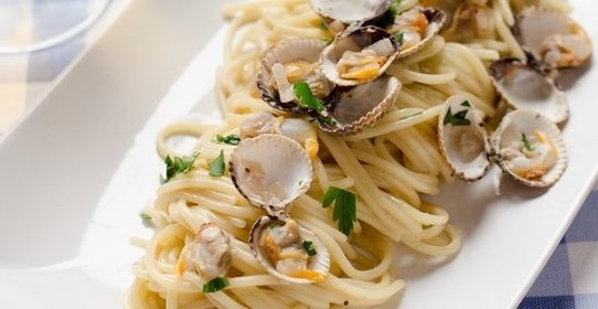 Спагетти с ракушками вонголе