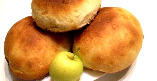 Булочки ванильные с яблоками