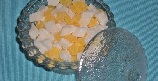 Цукаты из кокоса и ананаса