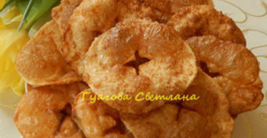 Простые постные хрустящие лепешки