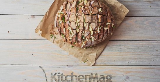 Хлеб с сыром, запеченный в духовке