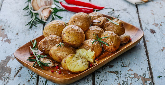 Пряный картофель в духовке