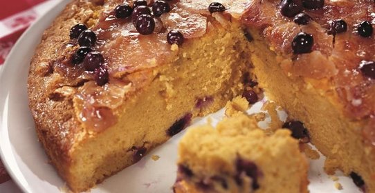 Пирог с виноградом