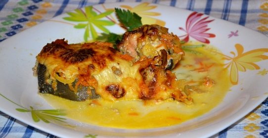 Горбуша в сливках