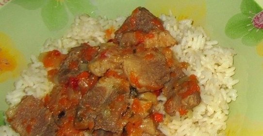 Поджарка из свинины в мультиварке редмонд