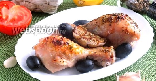 Курица с лимоном и прованскими травами