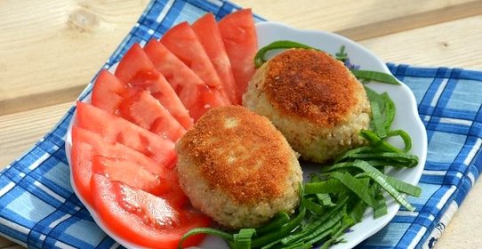 Рыбные котлеты с геркулесом