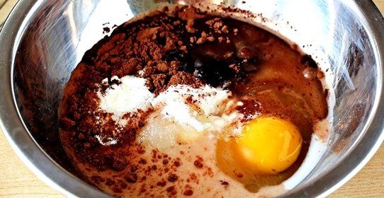 Шоколадный кекс в кружке за 5 минут