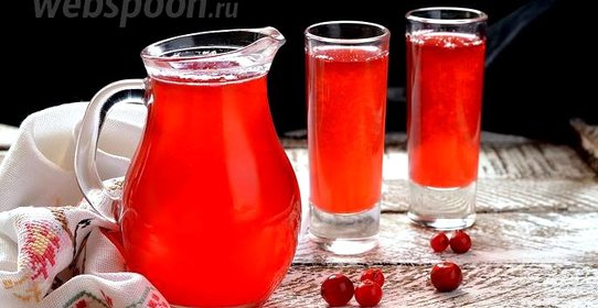 Морс из клюквы