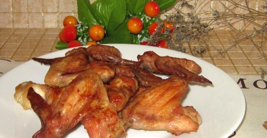 Куриные крылышки в остром соусе