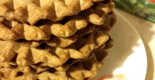 Ржаные вафли