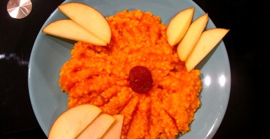 Кукурузная каша с тыквой
