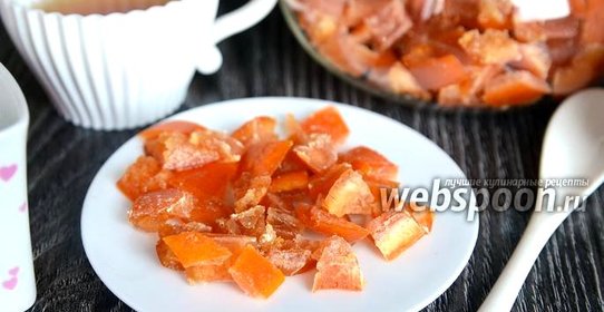Цукаты из грейпфрута