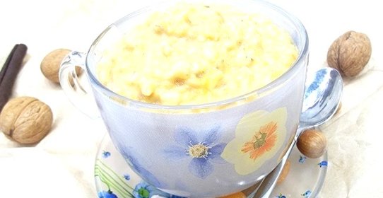 Овсяная каша с тыквой