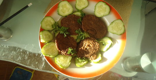 Морской язык, запеченный с сыром и майонезом