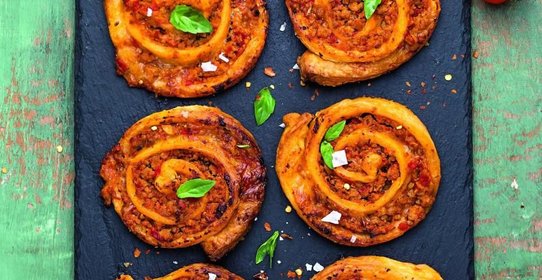 Пицца - рулет болоньезе