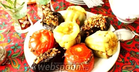 Долма — фаршированные овощи по-азербайджански