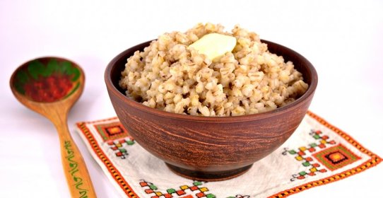 Перловая каша со сливочным маслом в мультиварке