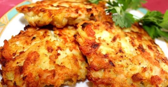 Куриные оладьи