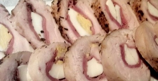 Куриный рулет в мультиварке