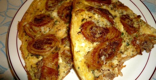 Блинчики в омлете