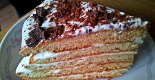 Торт медовый «Рыжик»