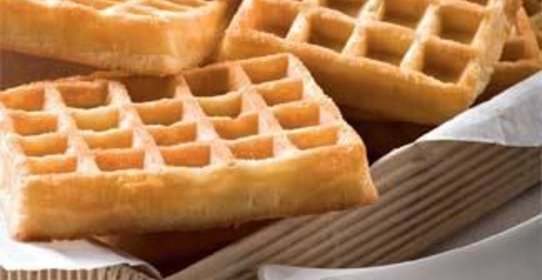 Кукурузные вафли с простоквашей