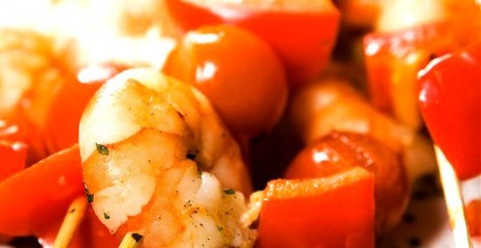 Шашлык из морепродуктов