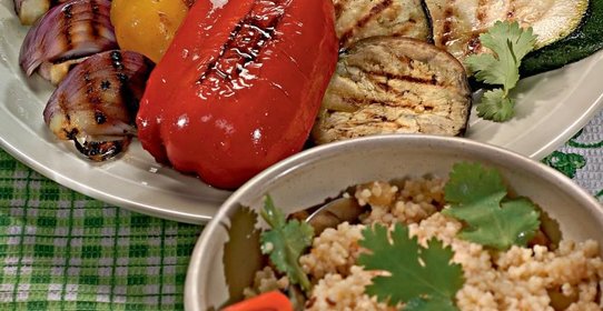 Овощи с кускусом