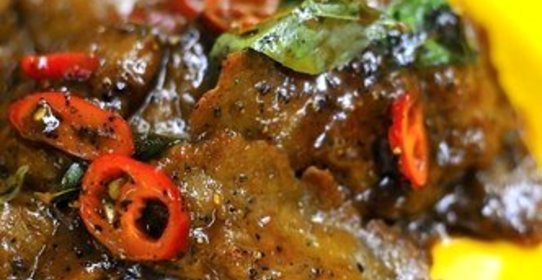 Тушеная свинина с красным перцем (Hong Shao Rou)