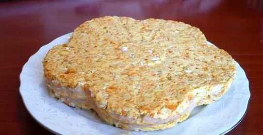 Постный морковный тортик