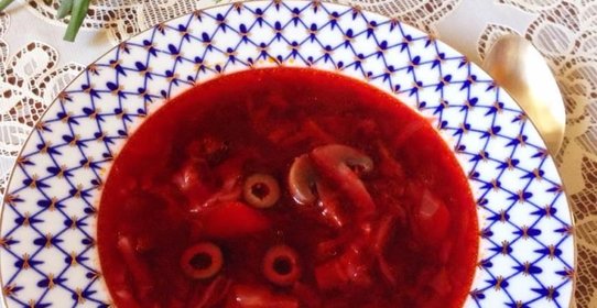 Грибной борщ